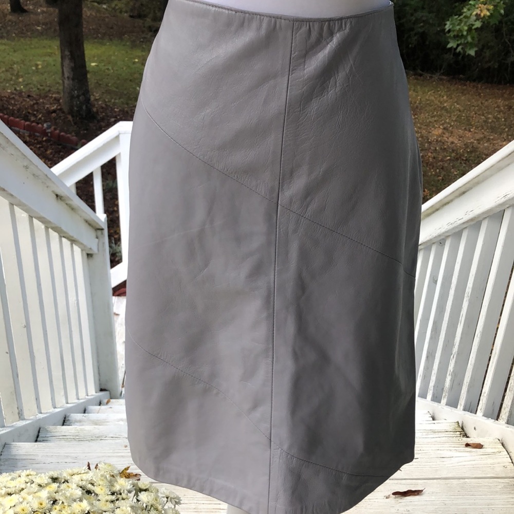 Lavender Leather Skirt 👀 NWOT